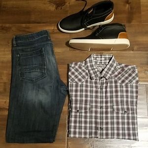 Snap button express shirt